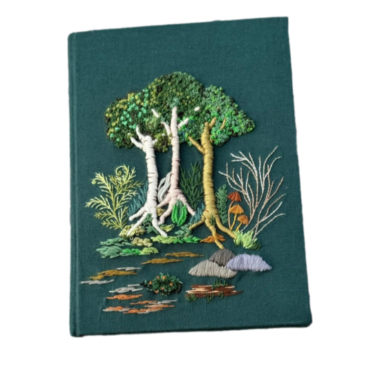 Brodert notatbok