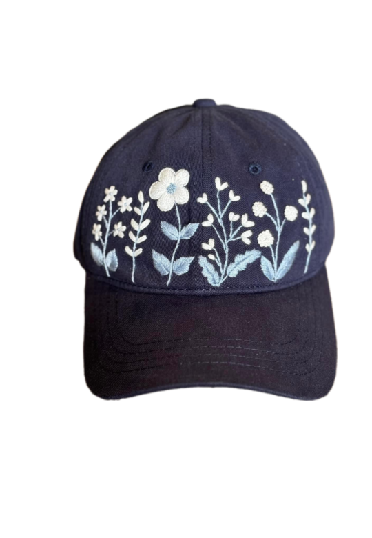 Håndbrodert lue/hatt
